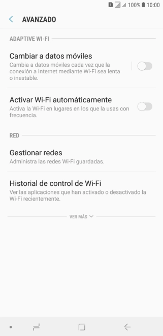 Pulsa el indicador junto a 