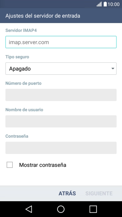Pulsa en el campo bajo 