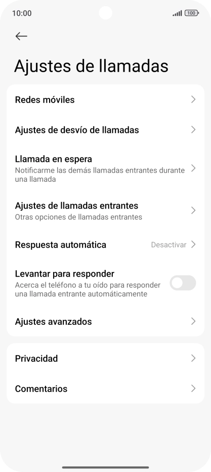 Pulsa Ajustes de desvío de llamadas.