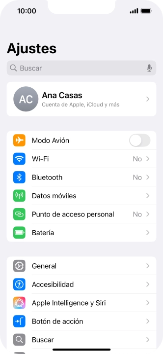 Pulsa Datos móviles.