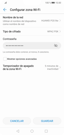 Pulsa Nombre de la red. Pulsa Nombre de la red.