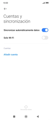 Pulsa Añadir cuenta.