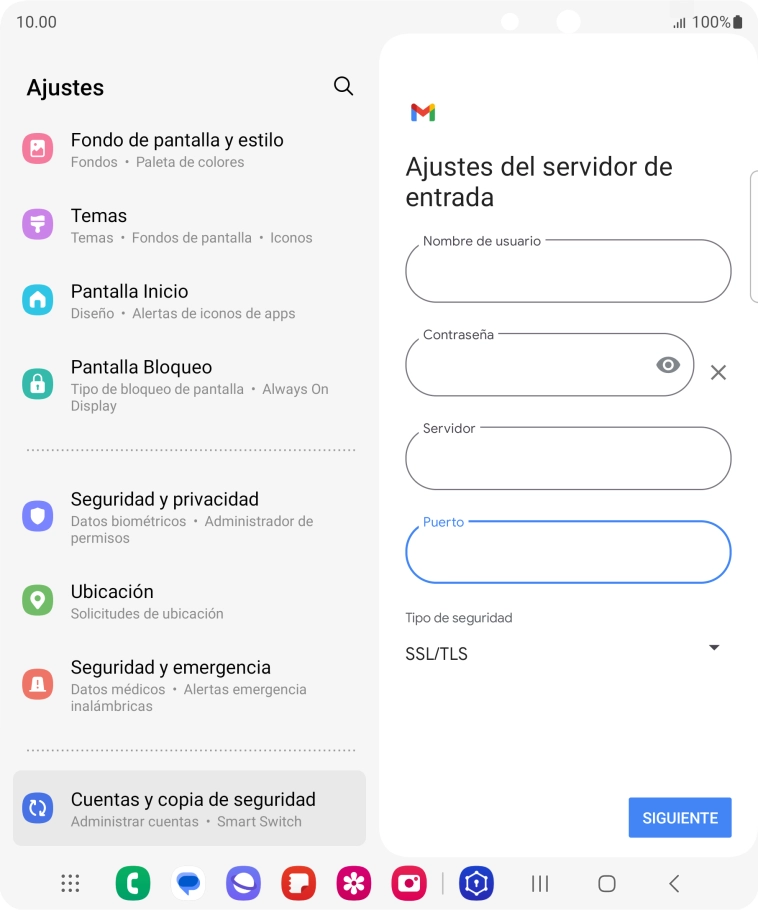 Pulsa SIGUIENTE.