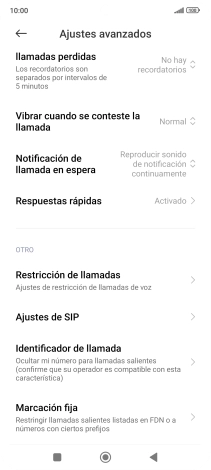 Pulsa Marcación fija.