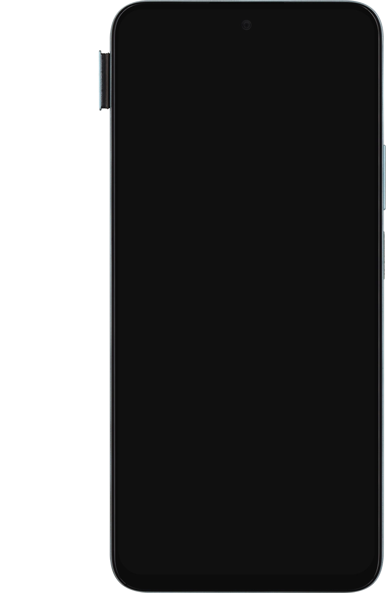 Retira el contenedor de la tarjeta SIM del teléfono.