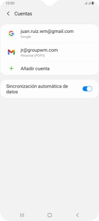 Pulsa la tecla de inicio para terminar y regresar a la pantalla de inicio.