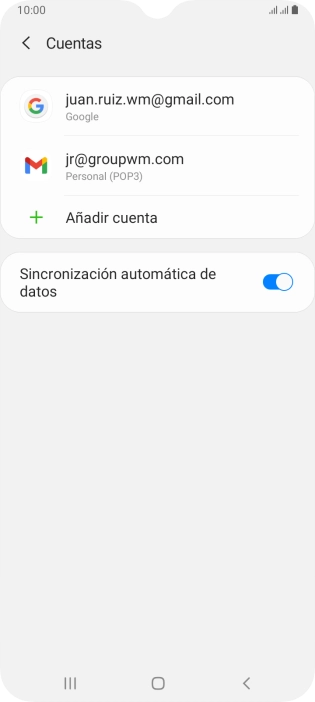Pulsa la tecla de inicio para terminar y regresar a la pantalla de inicio.