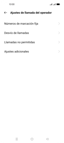 Pulsa Números de marcación fija.