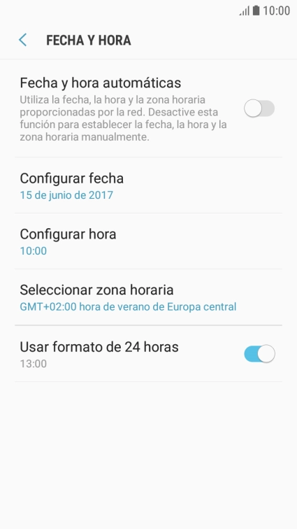 Pulsa el indicador junto a 
