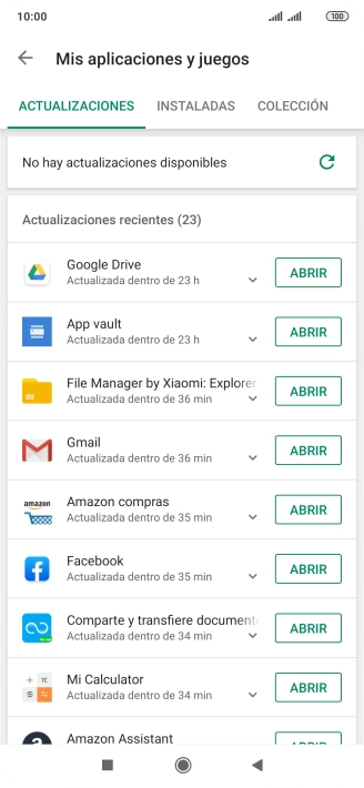 Pulsa INSTALADAS. Pulsa INSTALADAS.