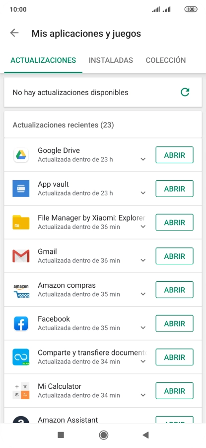 Pulsa INSTALADAS. Pulsa INSTALADAS.
