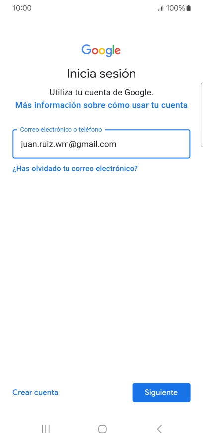 Pulsa Siguiente.