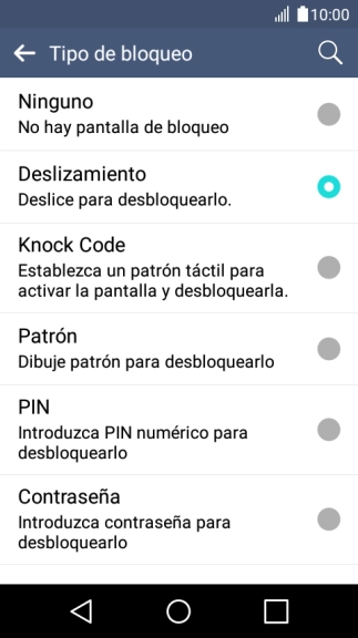 Pulsa Patrón.