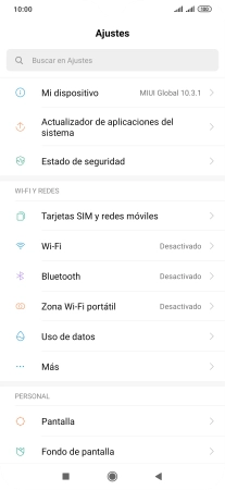 Pulsa Uso de datos. Pulsa Uso de datos.