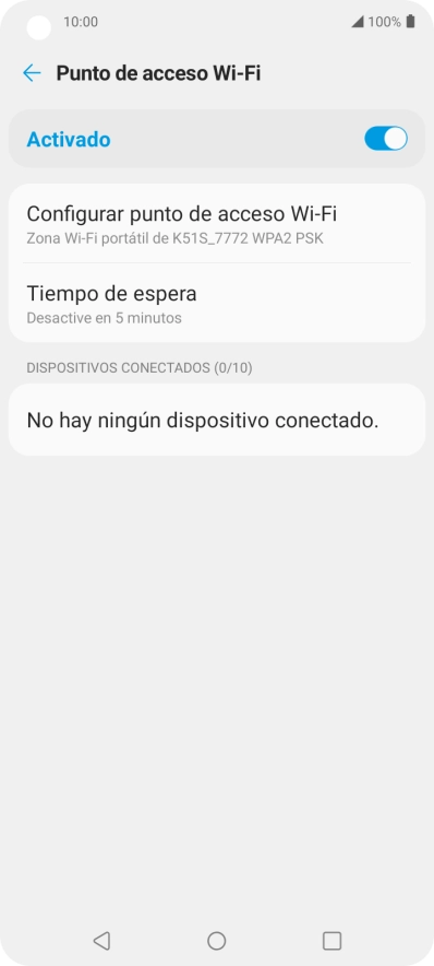 Pulsa la tecla de inicio para terminar y regresar a la pantalla de inicio.