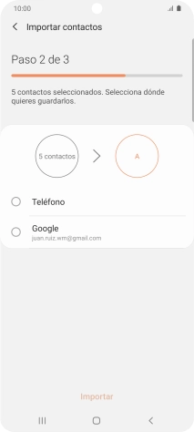 Pulsa Teléfono.