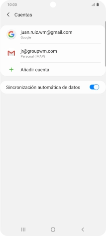 Pulsa la tecla de inicio para terminar y regresar a la pantalla de inicio.