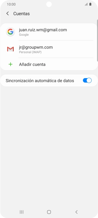 Pulsa la tecla de inicio para terminar y regresar a la pantalla de inicio.