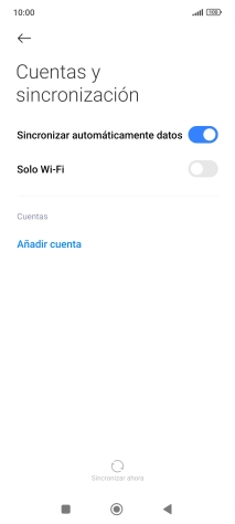 Pulsa Añadir cuenta.