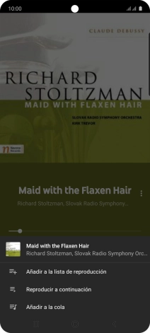 Pulsa Añadir a la lista de reproducción.