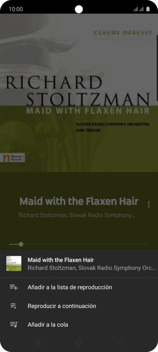 Pulsa Añadir a la lista de reproducción.