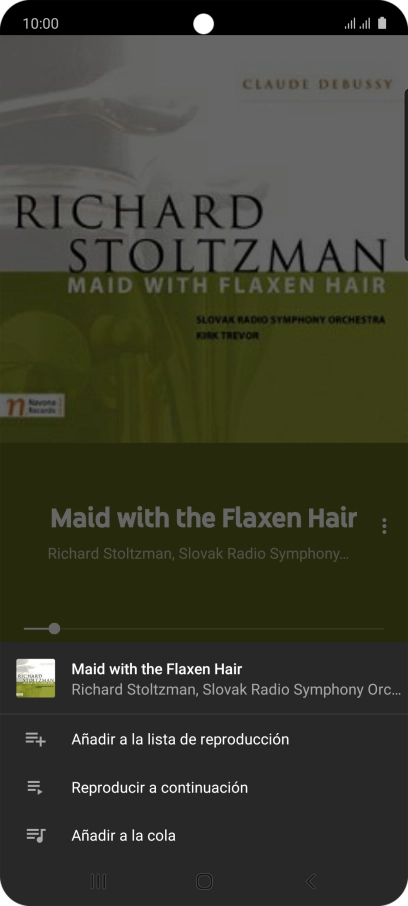 Pulsa Añadir a la lista de reproducción.