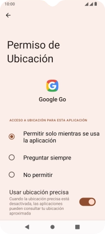 Pulsa el ajuste deseado.