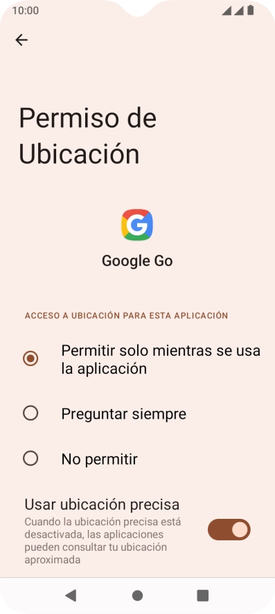 Pulsa el ajuste deseado.
