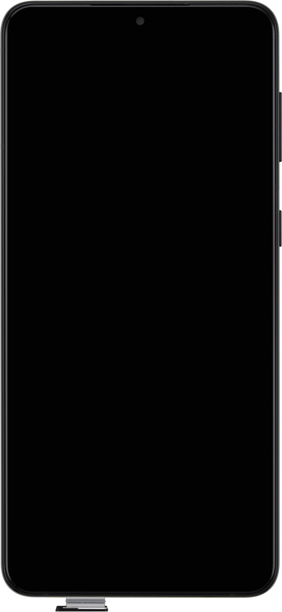 Retira el contenedor de la tarjeta SIM del teléfono.