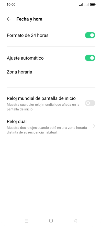 Pulsa la tecla de inicio para terminar y regresar a la pantalla de inicio.
