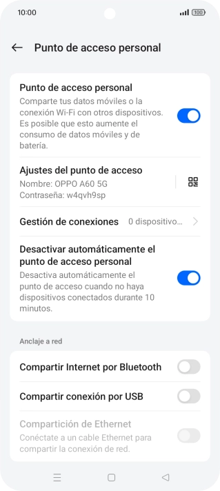 Pulsa la tecla de inicio para terminar y regresar a la pantalla de inicio.