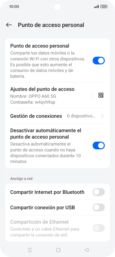 Pulsa la tecla de inicio para terminar y regresar a la pantalla de inicio.
