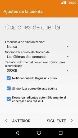 Pulsa la lista desplegable bajo 