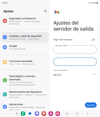 Pulsa Siguiente.