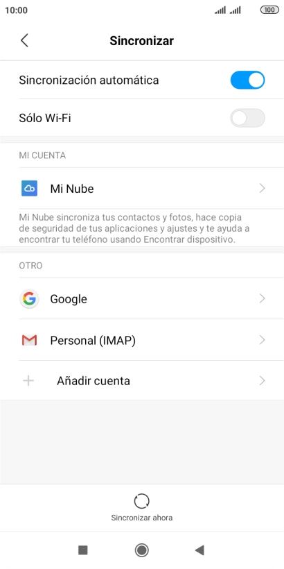 Pulsa la tecla de inicio para terminar y regresar a la pantalla de inicio.