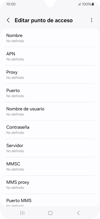 Pulsa Nombre.