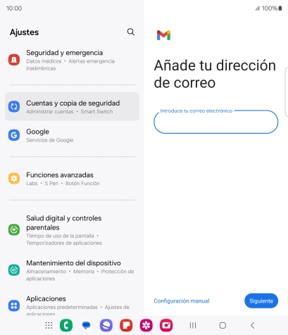 Pulsa Siguiente.