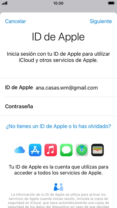 Pulsa Siguiente.
