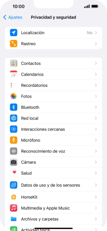 Pulsa Localización.