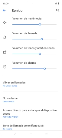 Pulsa Tono de llamada de teléfono.