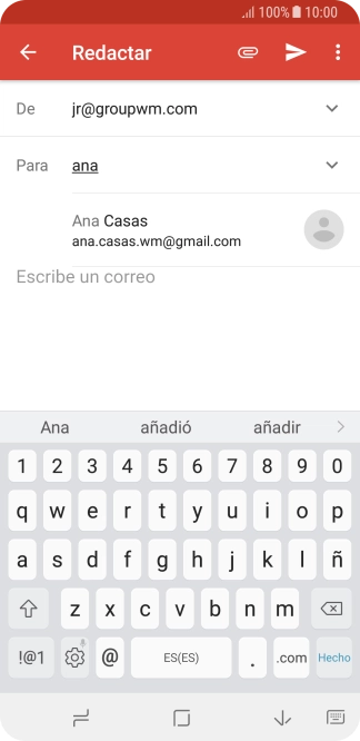 Pulsa el contacto deseado.
