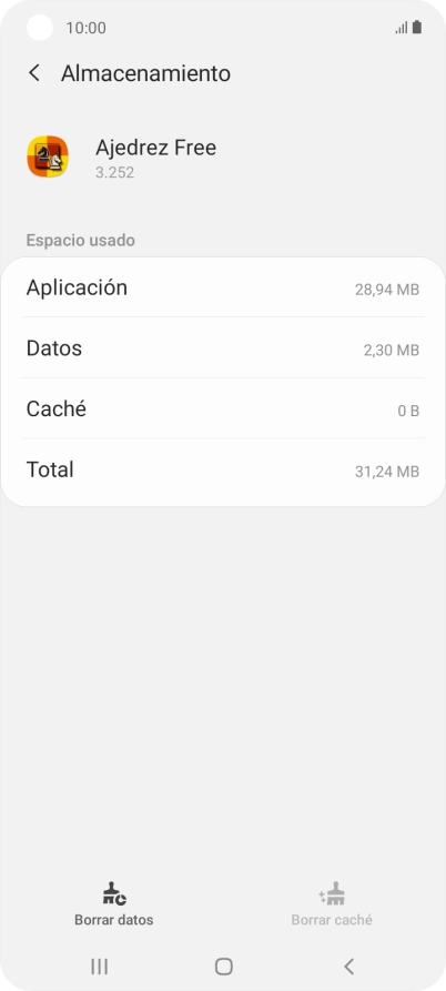 Pulsa la tecla de inicio para terminar y regresar a la pantalla de inicio.