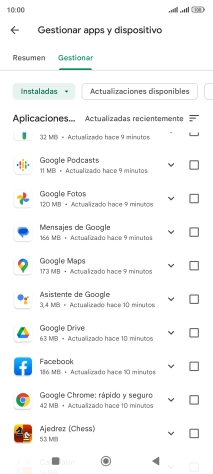 Pulsa la app deseada. Pulsa la app deseada.