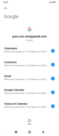 Pulsa la tecla de inicio para terminar y regresar a la pantalla de inicio.