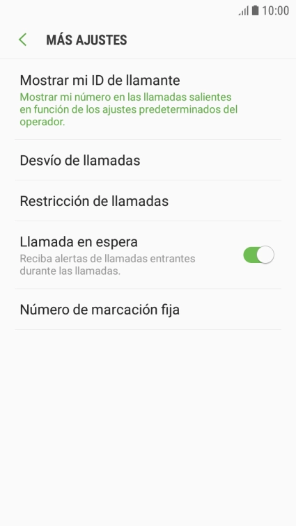 Pulsa el indicador junto a 