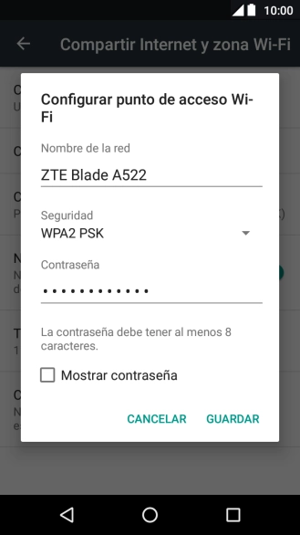 Pulsa en el campo bajo 