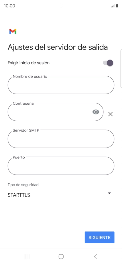 Pulsa el indicador junto a 