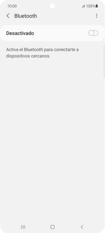 Pulsa el indicador para activar la función.