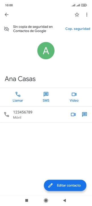 Pulsa la tecla de inicio para terminar y regresar a la pantalla de inicio.
