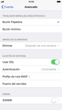 Pulsa el indicador junto a 